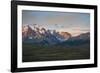 Early Morning Light over the Torres Del Paine National Park, Patagonia, Chile, South America-Michael Runkel-Framed Photographic Print