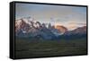 Early Morning Light over the Torres Del Paine National Park, Patagonia, Chile, South America-Michael Runkel-Framed Stretched Canvas