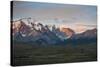 Early Morning Light over the Torres Del Paine National Park, Patagonia, Chile, South America-Michael Runkel-Stretched Canvas