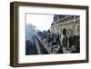 Early Morning Light Shining on Buddhas Sitting in the Temple Complex of Borobodur, Java, Indonesia-Michael Runkel-Framed Photographic Print