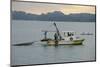 Early Morning Local Fishing Boat, Livingston, Rio Dulce, Guatemala-Cindy Miller Hopkins-Mounted Photographic Print