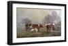 Early Morning Milking-Jan Hendrik Scheltema-Framed Premium Giclee Print