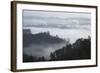 Early Morning Mist and Smoke from Brickworks in the Valley over the Jungle of Bandarban-Stuart-Framed Photographic Print