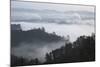 Early Morning Mist and Smoke from Brickworks in the Valley over the Jungle of Bandarban-Stuart-Mounted Photographic Print