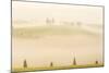 Early Morning Mist, Cappella Di Vitaleta, Chapel, Val D'Orcia, Tuscany, Italy-Peter Adams-Mounted Photographic Print