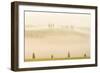 Early Morning Mist, Cappella Di Vitaleta, Chapel, Val D'Orcia, Tuscany, Italy-Peter Adams-Framed Photographic Print