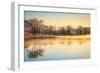 Early morning mist clearing and sunlight over Loch Ard, Kinlochard, Aberfoyle, Scotland-John Potter-Framed Photographic Print