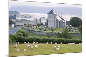 Early Morning Mist in the Valleys Surrounds St. David's Church-Graham Lawrence-Mounted Photographic Print