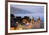 Early morning mist on the Haute Ville old town, Ambozontany Cathedral, Fianarantsoa, central area, -Christian Kober-Framed Photographic Print