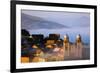 Early morning mist on the Haute Ville old town, Ambozontany Cathedral, Fianarantsoa, central area, -Christian Kober-Framed Photographic Print