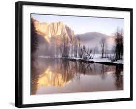 Early Morning Misty Colors in the Valley, Yosemite, California, USA-Tom Norring-Framed Photographic Print