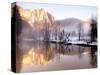 Early Morning Misty Colors in the Valley, Yosemite, California, USA-Tom Norring-Stretched Canvas