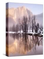 Early Morning Misty Colors in the Valley, Yosemite, California, USA-Tom Norring-Stretched Canvas