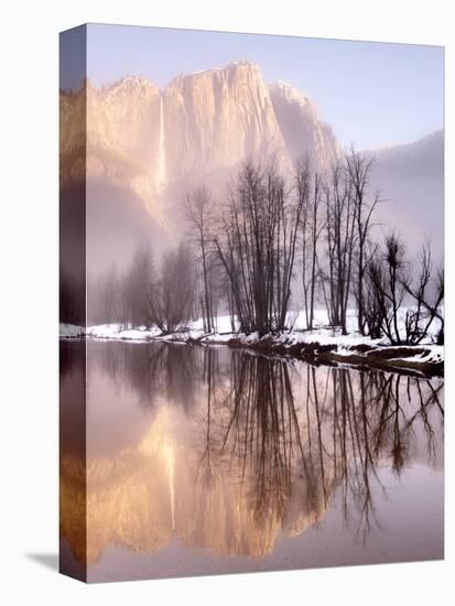 Early Morning Misty Colors in the Valley, Yosemite, California, USA-Tom Norring-Stretched Canvas