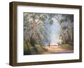 Early Morning Muster-John Bradley-Framed Giclee Print