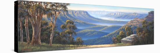 Early Morning - Narrowneck-John Bradley-Stretched Canvas