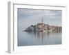 Early morning, Old Town reflections, Rovinj, Istria, Croatia-Jean Brooks-Framed Photographic Print
