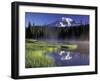 Early Morning on Reflection Lake, Mt. Rainier National Park, Washington, USA-Jamie & Judy Wild-Framed Premium Photographic Print