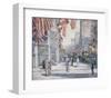 Early Morning on the Avenue in May 1917-Childe Hassam-Framed Art Print
