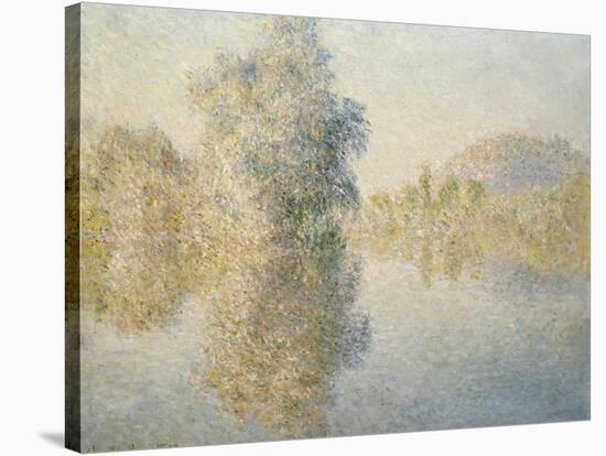 Early Morning on the Seine at Giverny, 1893-Claude Monet-Stretched Canvas
