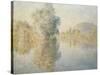 Early Morning on the Seine at Giverny, 1893-Claude Monet-Stretched Canvas