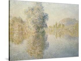 Early Morning on the Seine at Giverny, 1893-Claude Monet-Stretched Canvas