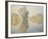 Early Morning on the Seine at Giverny, 1893-Claude Monet-Framed Giclee Print