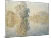 Early Morning on the Seine at Giverny, 1893-Claude Monet-Mounted Giclee Print