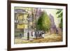 Early Morning, Park Lane-John Sutton-Framed Giclee Print