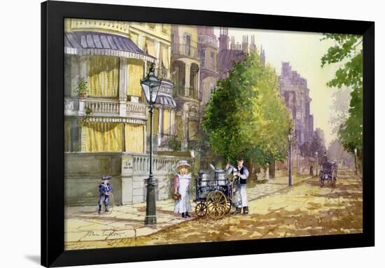 Early Morning, Park Lane-John Sutton-Framed Giclee Print