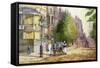 Early Morning, Park Lane-John Sutton-Framed Stretched Canvas