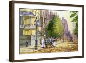 Early Morning, Park Lane-John Sutton-Framed Giclee Print