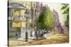 Early Morning, Park Lane-John Sutton-Stretched Canvas