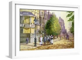 Early Morning, Park Lane-John Sutton-Framed Giclee Print