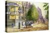 Early Morning, Park Lane-John Sutton-Stretched Canvas