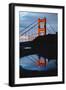 Early Morning Rain and Reflection at Golden Gate Bridge, San Francisco-Vincent James-Framed Photographic Print