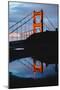 Early Morning Rain and Reflection at Golden Gate Bridge, San Francisco-Vincent James-Mounted Photographic Print