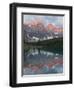 Early Morning Reflections in Moraine Lake, Banff National Park, UNESCO World Heritage Site, Alberta-Martin Child-Framed Photographic Print