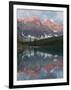 Early Morning Reflections in Moraine Lake, Banff National Park, UNESCO World Heritage Site, Alberta-Martin Child-Framed Photographic Print