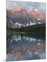 Early Morning Reflections in Moraine Lake, Banff National Park, UNESCO World Heritage Site, Alberta-Martin Child-Mounted Photographic Print