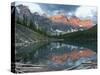 Early Morning Reflections in Moraine Lake, Banff National Park, UNESCO World Heritage Site, Alberta-Martin Child-Stretched Canvas