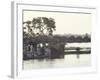 Early Morning River Scene, Northern Area, Nigeria, Africa-David Beatty-Framed Photographic Print