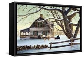 Early Morning Solitude-Kevin Dodds-Framed Stretched Canvas