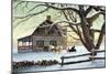 Early Morning Solitude-Kevin Dodds-Mounted Giclee Print