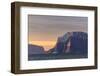 Early Morning Sunrise Near Qilakitsoq, Greenland, Polar Regions-Michael Nolan-Framed Photographic Print