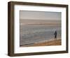 Early Morning Surfcasting on the Beach at Cape Cod National Seashore, Massachusetts, USA-Jerry & Marcy Monkman-Framed Photographic Print