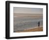 Early Morning Surfcasting on the Beach at Cape Cod National Seashore, Massachusetts, USA-Jerry & Marcy Monkman-Framed Photographic Print