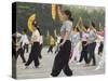 Early Morning Tai Chi Exercises, Taipei City, Taiwan-Christian Kober-Stretched Canvas