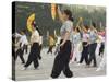 Early Morning Tai Chi Exercises, Taipei City, Taiwan-Christian Kober-Stretched Canvas