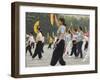 Early Morning Tai Chi Exercises, Taipei City, Taiwan-Christian Kober-Framed Photographic Print